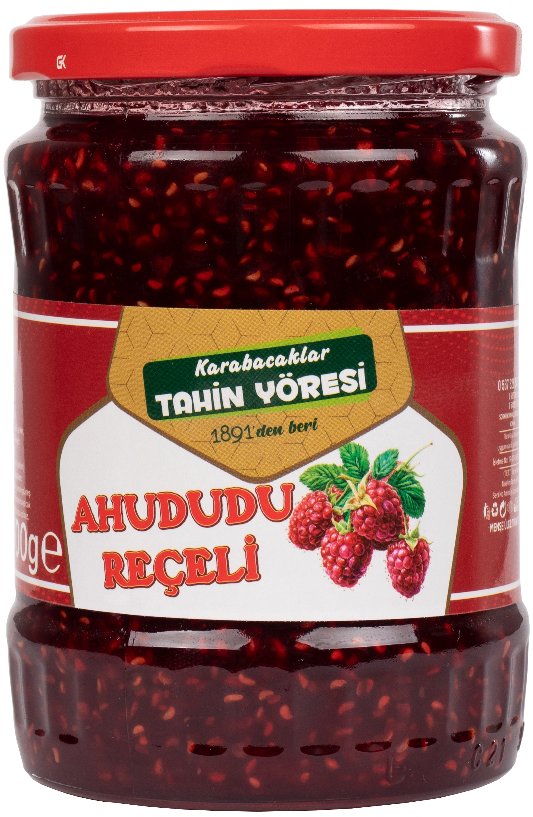 Tahin Yöresi Ahududu Reçeli Net 800 Gr