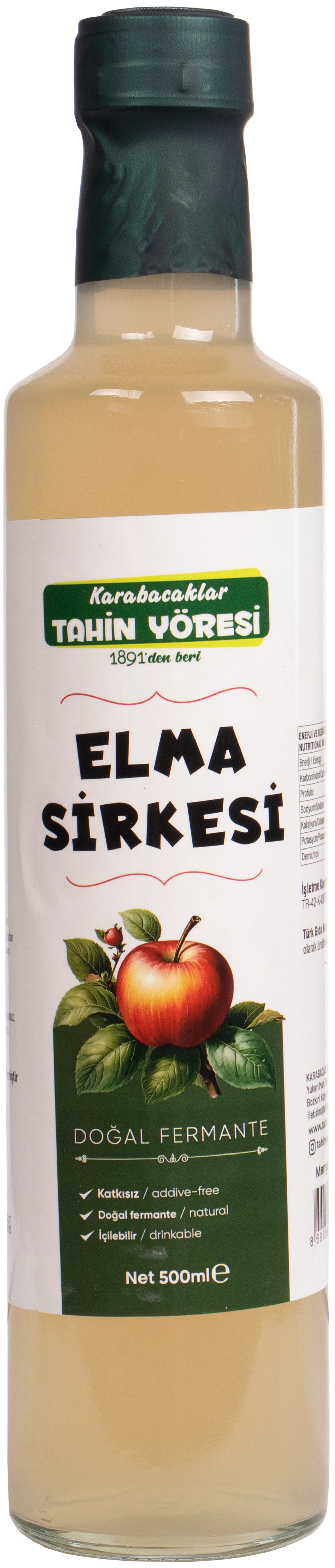 Tahin Yöresi Elma Sirkesi Net 500 Ml