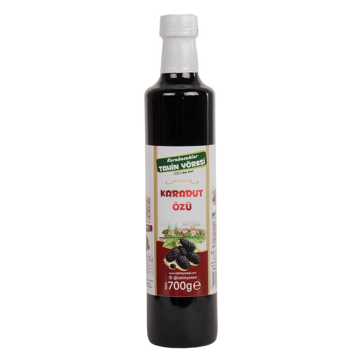 Tahin Yöresi Ahududu Karadut Özü Net 700 Gr