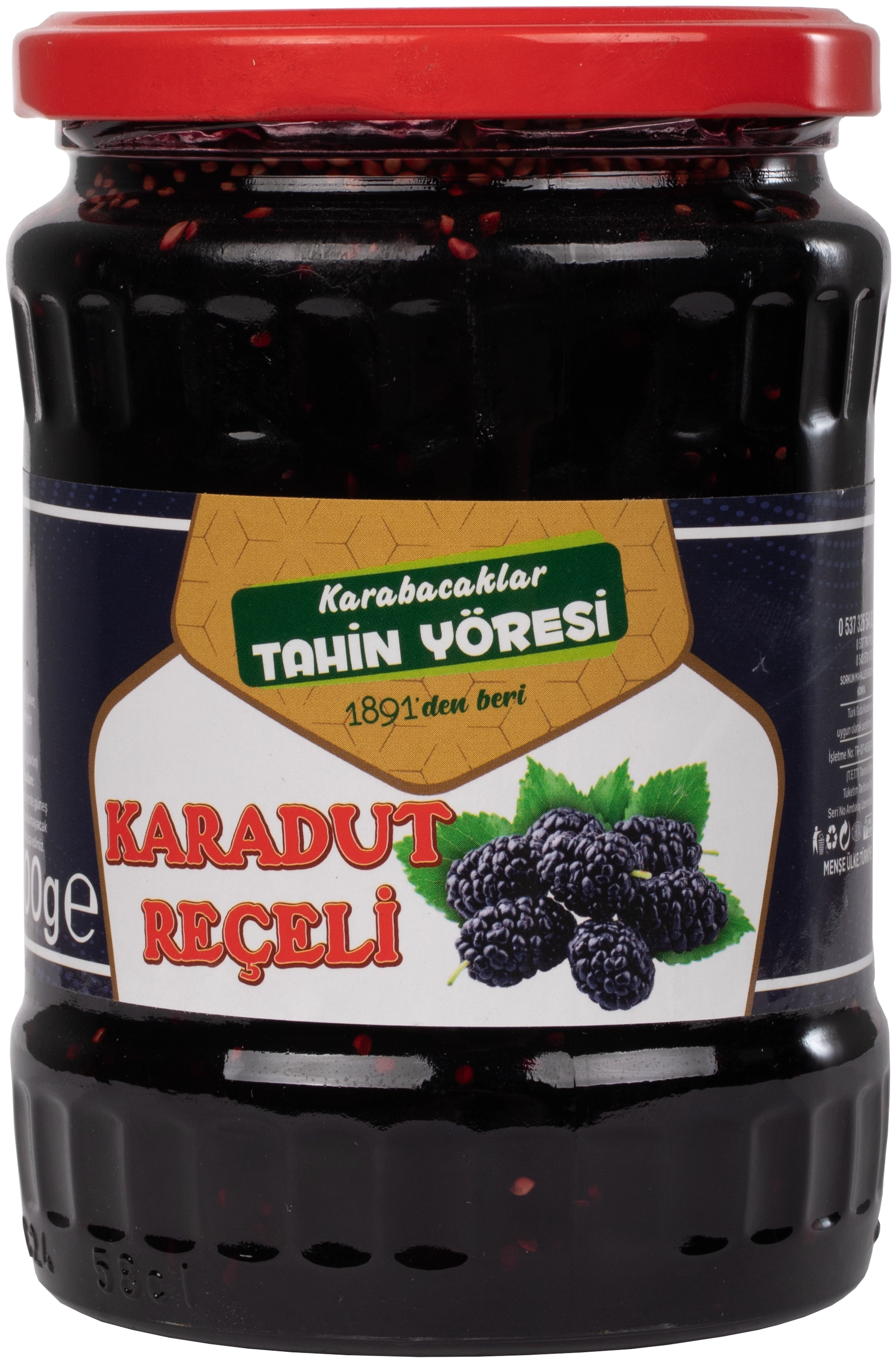 Tahin Yöresi Karadut Reçeli Net 800 Gr