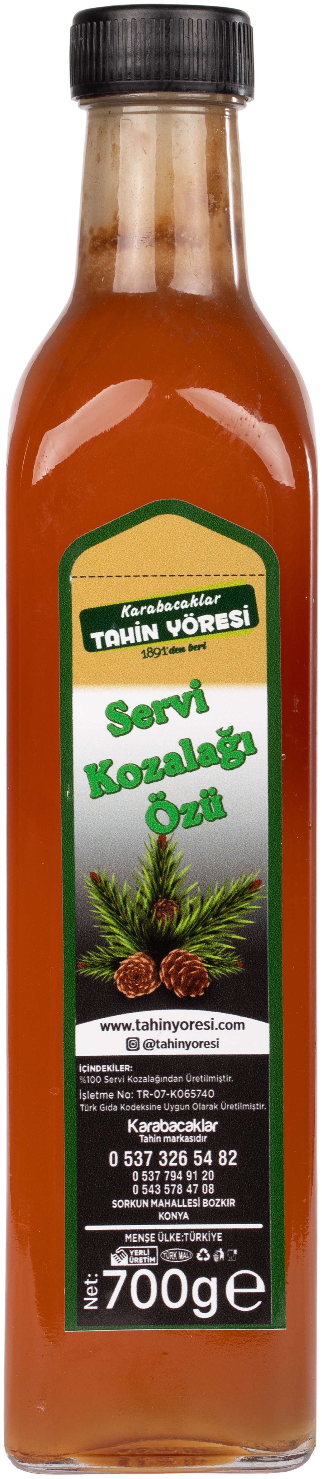 Tahin Yöresi Servi Kozalağı Özü Net 700 Gr