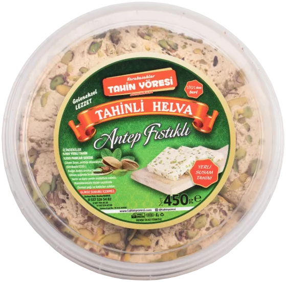 Tahin Yöresi Tahinli Antep Fıstıklı Helva
