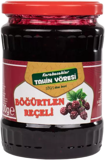 Tahin Yöresi Böğürtlen Reçeli Net 700 Gr