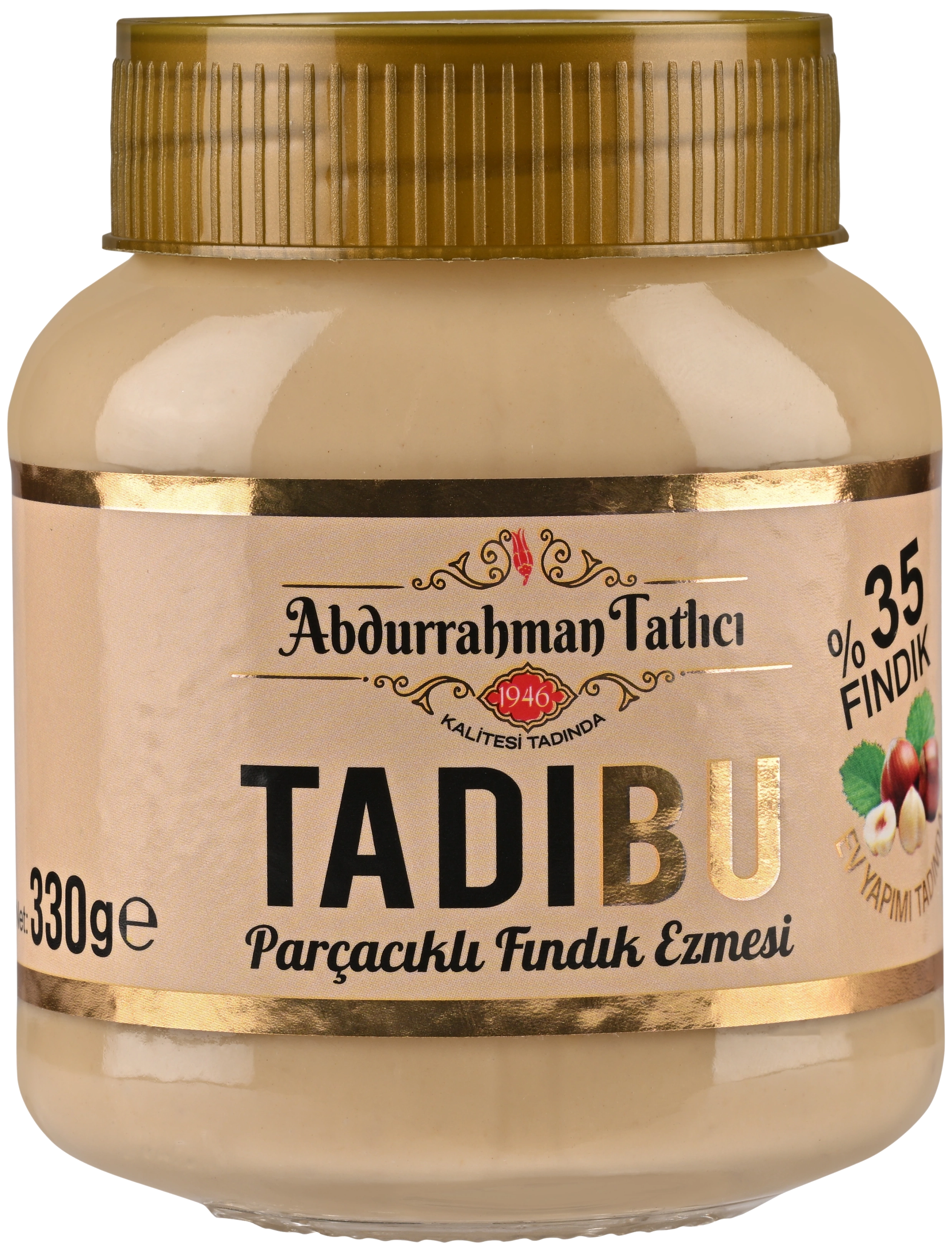 Abdurrahman Tatlıcı Tadıbu Parçacıklı Fındık Ezmesi 330g